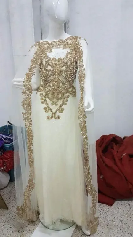 Picture of Radhe Designer Multicolor Georgette Kaftan Dress for Women - F931
