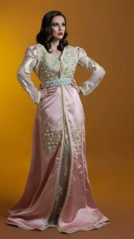 Picture of Radhe Designer Multicolor Georgette Kaftan Dress for Women - F630