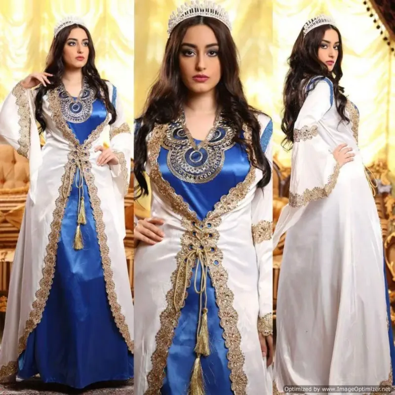 Picture of Radhe Designer Multicolor Georgette Kaftan Dress for Women - F1054