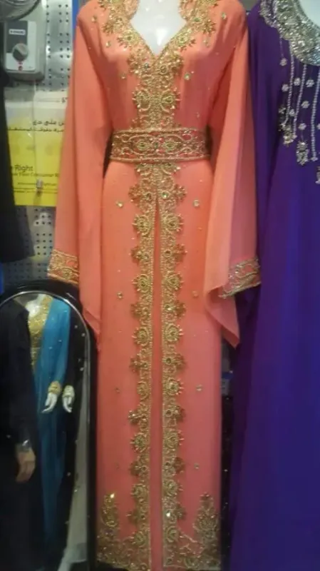 Picture of Radhe Designer Purple Georgette Kaftan Dress for Women - F1289