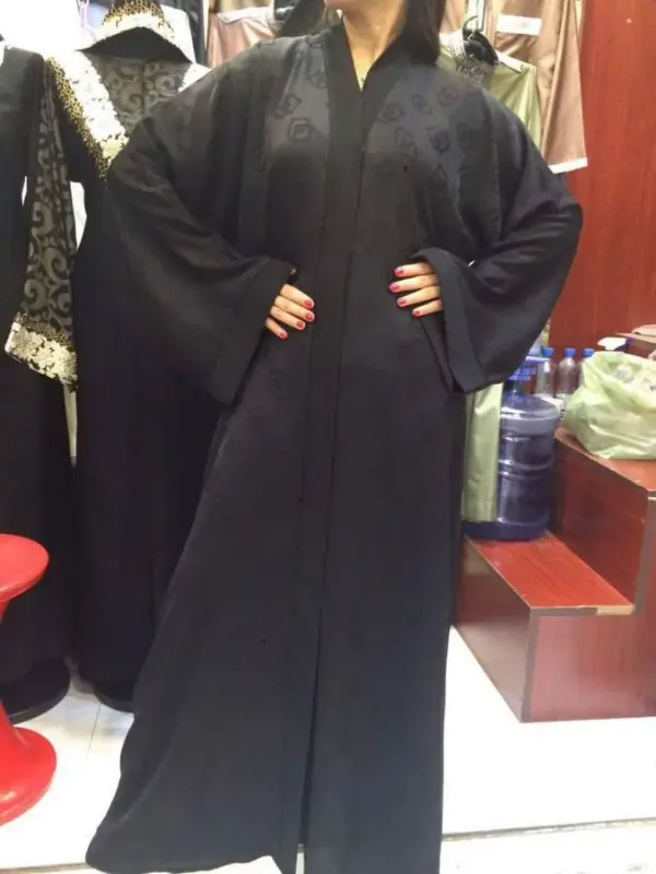 Picture of Radhe Designer Black Georgette Kaftan Dress for Women - F1234