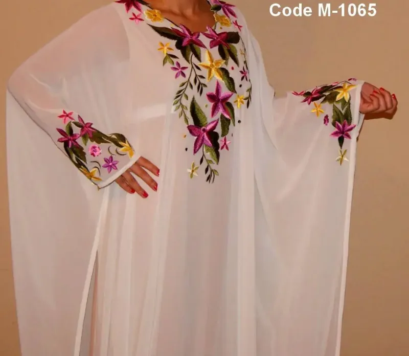 Picture of Radhe Designer Multicolor Georgette Kaftan Dress for Women - F269
