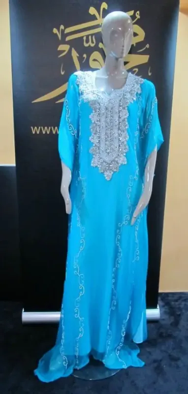 Picture of Radhe Designer Multicolor Georgette Kaftan Dress for Women - F268