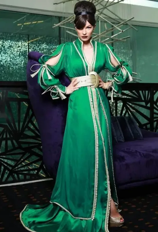 Picture of Radhe Designer Black Georgette Kaftan Dress for Women - F275