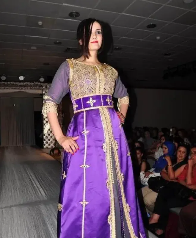 Picture of Radhe Designer Multicolor Georgette Kaftan Dress for Women - F300