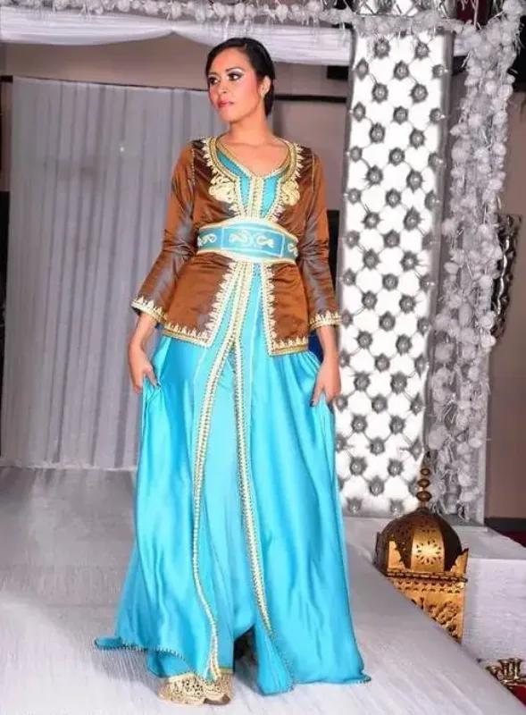 Picture of Radhe Designer Multicolor Georgette Kaftan Dress for Women - F299
