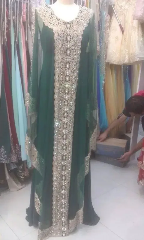 Picture of Radhe Designer Multicolor Georgette Kaftan Dress for Women - F303