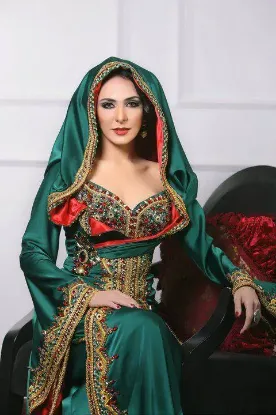 Picture of Radhe Designer Black Georgette Kaftan Dress for Women - F309