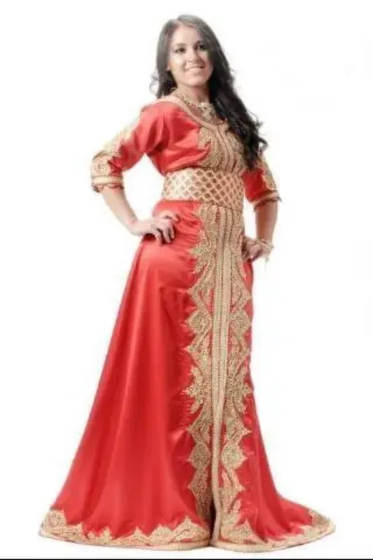 Picture of Radhe Designer Multicolor Georgette Kaftan Dress for Women - F298