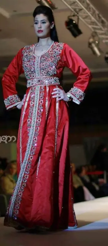 Picture of Radhe Designer Multicolor Georgette Kaftan Dress for Women - F318