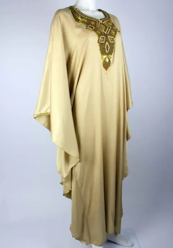 Picture of Radhe Designer Yellow Georgette Kaftan Dress for Women - F255