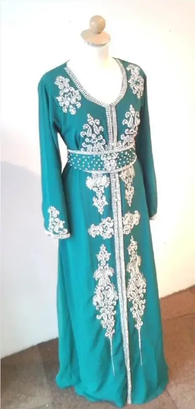 Picture of Radhe Designer Multicolor Georgette Kaftan Dress for Women - F278