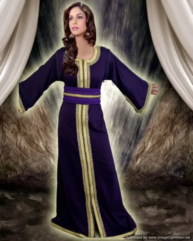 Picture of Radhe Designer White Georgette Kaftan Dress for Women - F274