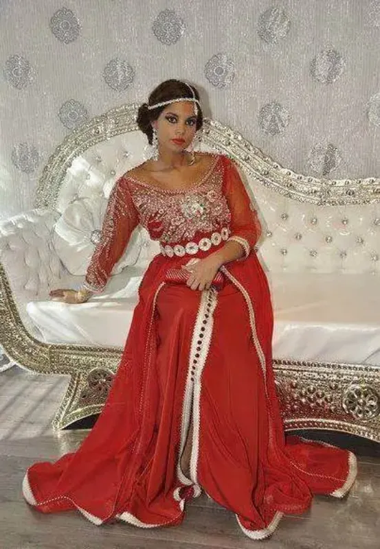 Picture of Radhe Designer Multicolor Georgette Kaftan Dress for Women - F341