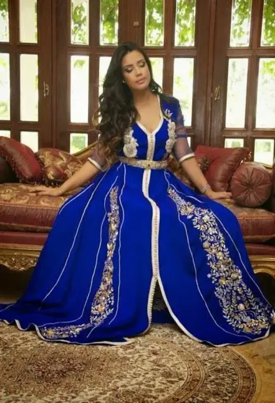 Picture of Radhe Designer Multicolor Georgette Kaftan Dress for Women - F335