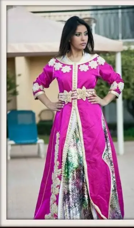 Picture of Radhe Designer Purple Georgette Kaftan Dress for Women - F330
