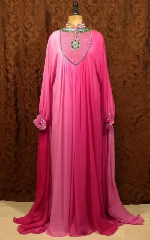 Picture of Radhe Designer Multicolor Georgette Kaftan Dress for Women - F27
