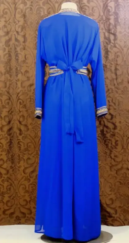 Picture of Radhe Designer Blue Georgette Kaftan Dress for Women - F32