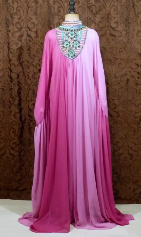 Picture of Radhe Designer Multicolor Georgette Kaftan Dress for Women - F29