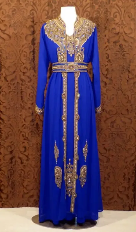 Picture of Radhe Designer Multicolor Georgette Kaftan Dress for Women - F31