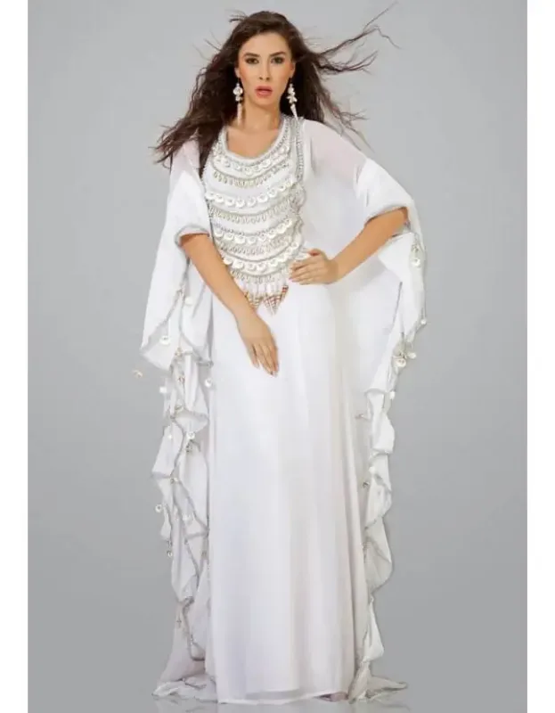 Picture of Radhe Designer Multicolor Georgette Kaftan Dress for Women - F6