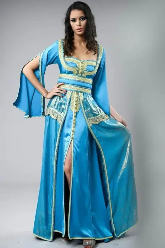 Picture of Radhe Designer Multicolor Georgette Kaftan Dress for Women - F400