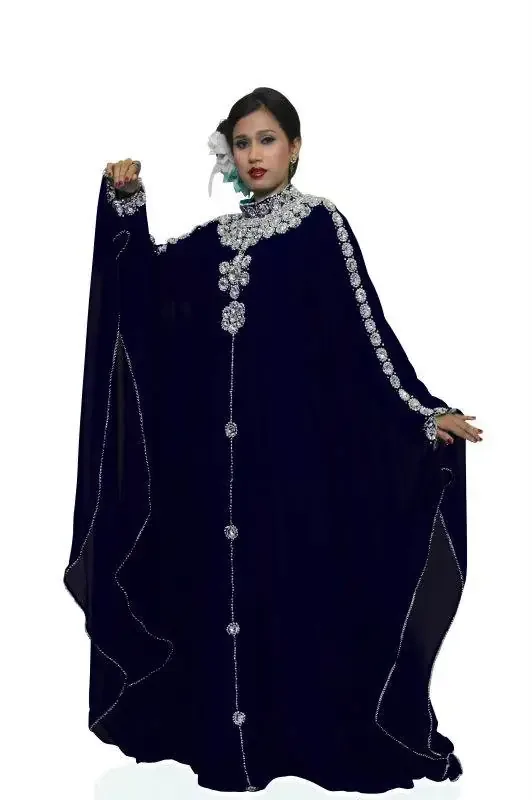 Picture of Radhe Designer Multicolor Georgette Kaftan Dress for Women - F65