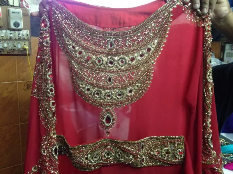 Picture of Radhe Designer Multicolor Georgette Kaftan Dress for Women - F3