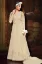 Picture of lace mermaid white ivory cap sleeve applique wedding ,q
