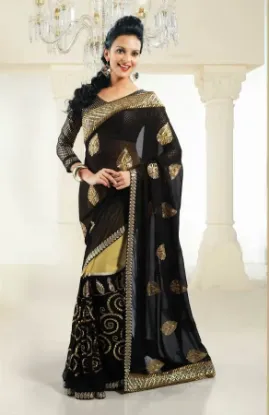 Picture of Exclusive Indian Partywear Sari Wedding Bollywood Styli