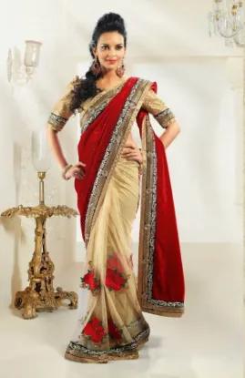 Picture of Festive Party Wear Saree Exclusive Nice Wedding Designe
