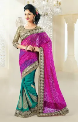 Picture of gorgeous designer ethnic sari indian wear party wedding