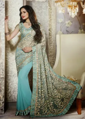 Picture of purple tulasi silk indian silk saree handloom modest ma