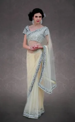 Picture of u bridal women saree indian partywear sari ethnic bolly