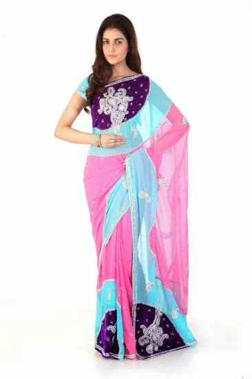 Picture of u designer sari indian bridal party traditional saree e