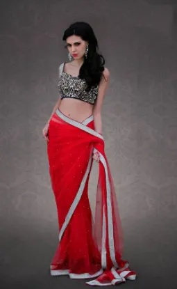 Picture of u designer sari party indian bridal traditional saree e