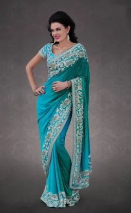 Picture of u exclusive saree ethnic bridal super partywear sari fe