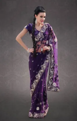 Picture of u indian bollywood saree bridal partywear stylish sari 