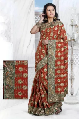 Picture of u saree wedding partywear stylish sari designer pakista