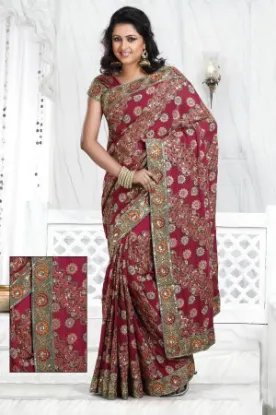 Picture of u sari designer traditional indian bollywood saree ethn