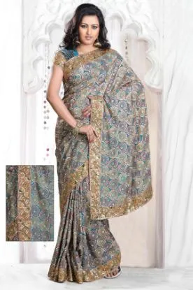 Picture of u sari traditional bollywood designer saree pakistani b