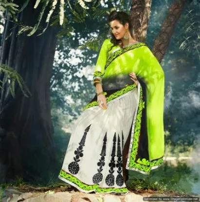Picture of u traditional bridal designer sari party partywear ethn