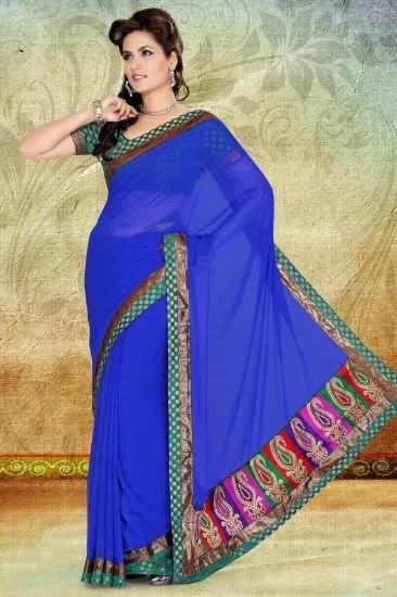 Picture of bollywood designer traditional indian kota cotton pearl
