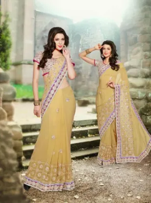 Picture of bollywood saree indian designer sari silk traditional s
