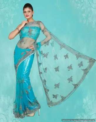 Picture of designer party wear latest bridal saree bollywood modes