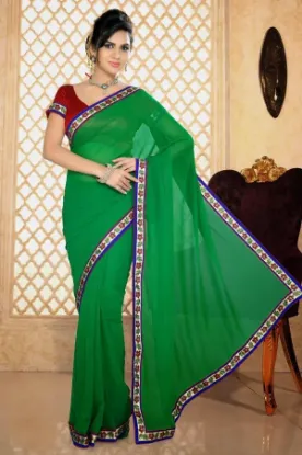 Picture of designer saree sari traditional indian bollywood party 