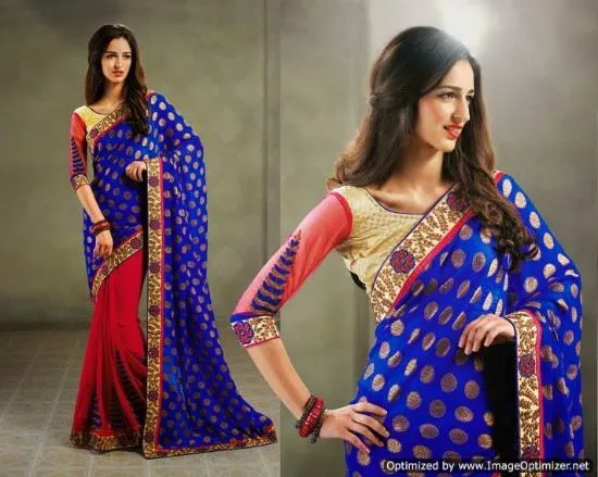 Picture of designer stylist saree bollywood traditional wedding br