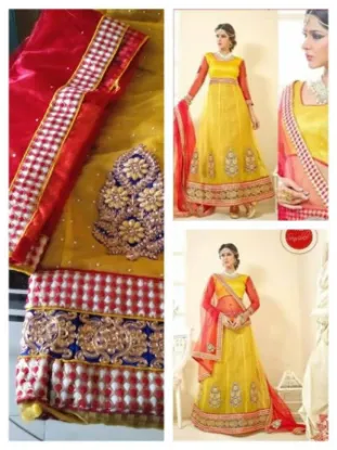 Picture of diti georgette printed casual saree sari bellydance fab