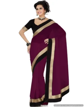 Picture of indian sea green designer zari work bollywood sari raw 