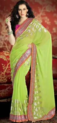 Picture of indian sari designer saree pakistani bollywood traditio